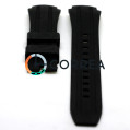 Каучуковый ремешок для часов Casio MTP-1326 черный RKCA-008 - 2